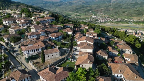 Drone Video of Berat Castle in Albania