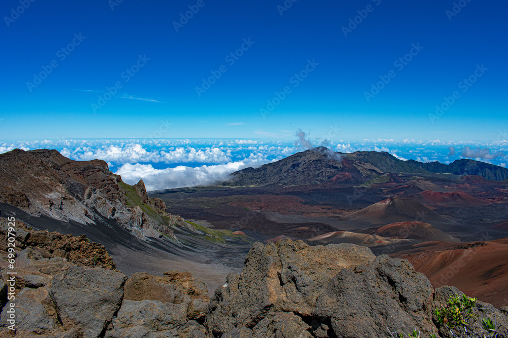 Crater of Haleakala Volcano, Maui, Hawaii
