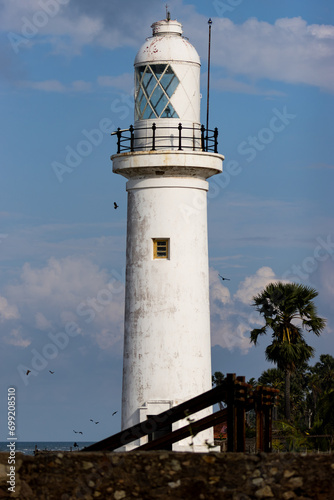 Talaimannar Lighthouse, located on the northwestern coast of Mannar Island. photo