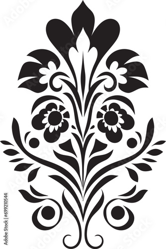 Folkloric Blossom Ethnic Floral Icon Design Native Essence Ethnic Floral Logo Icon