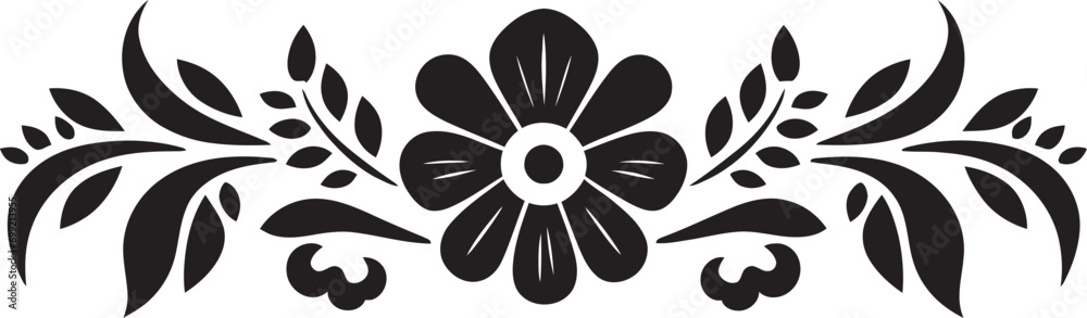 Delicate Petal Adornments Decorative Line Logo Whimsical Floral Trim Line Border Icon Design Delicate Petal Adornments Decorative Line Logo Whimsical Floral Trim Line Border Icon Design
