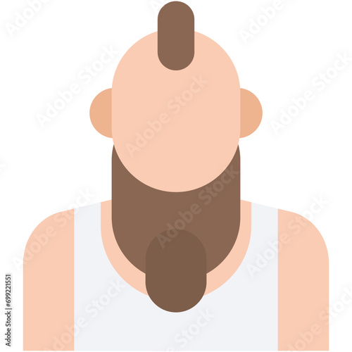 Black Man Vector Icon