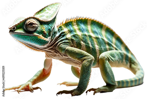 chameleon on transparent background, png