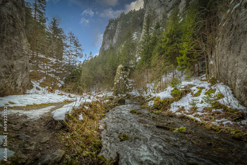 Winter in the Slovak Tatra Mountains full of snow. Winter in the Slovak Tatra Mountains full of snow.