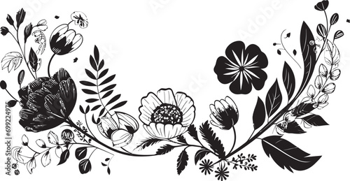 Black Dahlia Dance Captivating beauty unfolds in a dramatic floral celebration. Inkwell Armature Structured lines and graceful florals set the tone for a sophisticated gathering