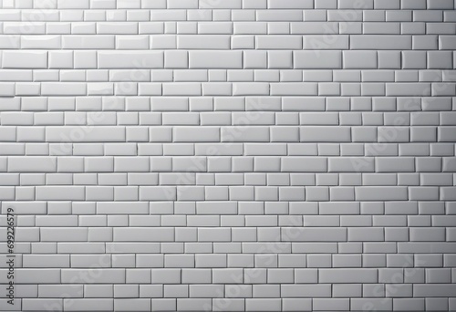White light brick tiles tilework glazed ceramic wall or floor texture wide background banner panorama