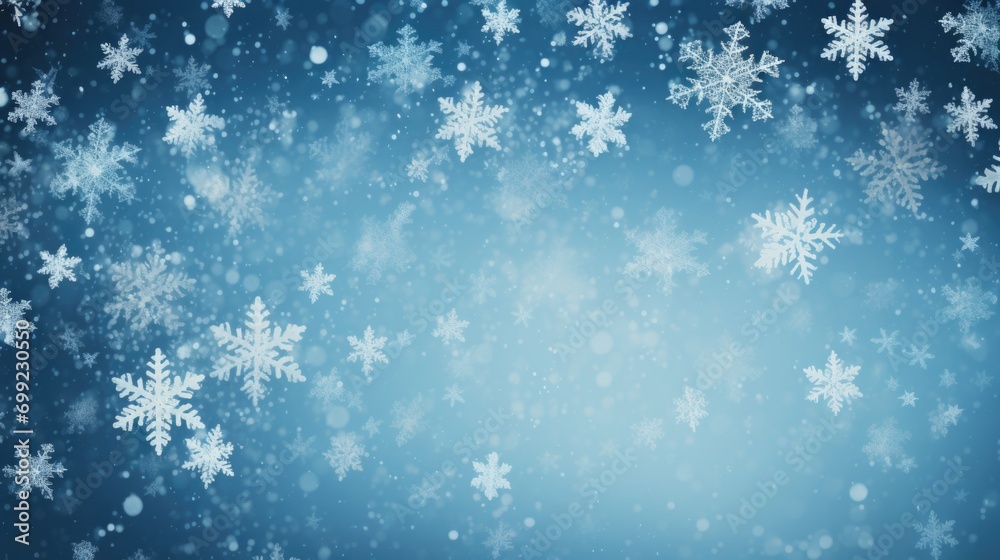 decorative background with snowflakes decorative background with snowflakes