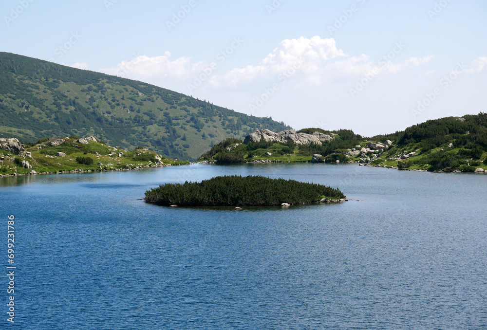 Mountain lake in the Pirin Mountains in Bulgaria Mountain lake in the Pirin Mountains in Bulgaria