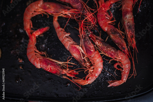 langostinos a la plancha