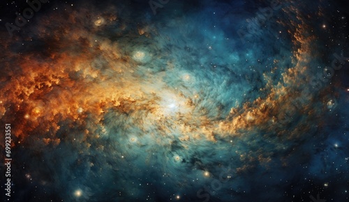 planets  stars and galaxies in outer space showing the beauty of space exploration.