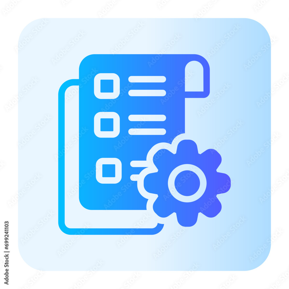 execute gradient icon