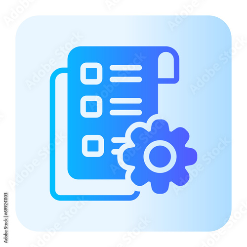 execute gradient icon