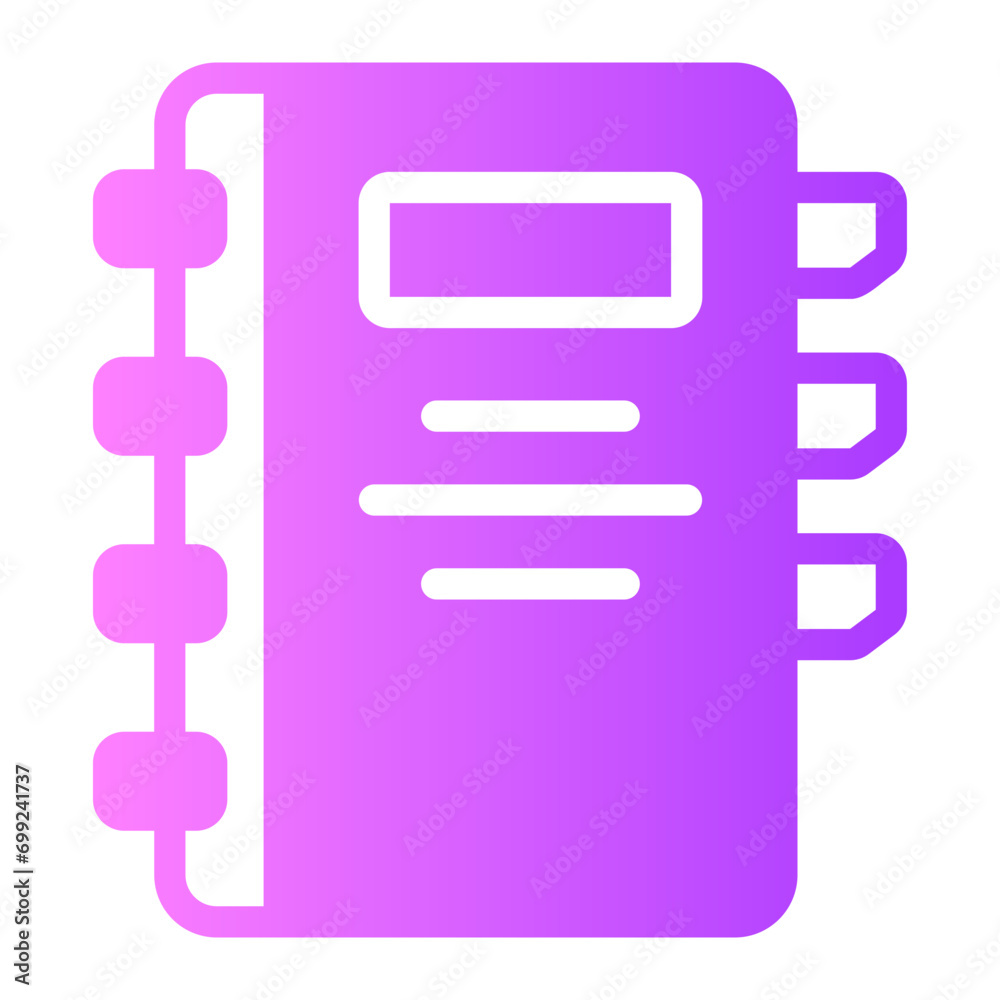 agenda gradient icon agenda gradient icon