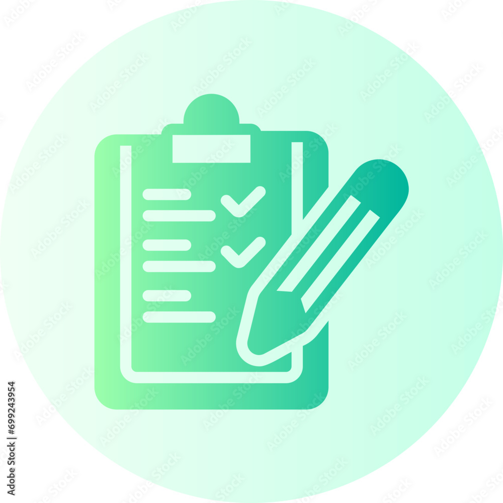 evaluation gradient icon evaluation gradient icon
