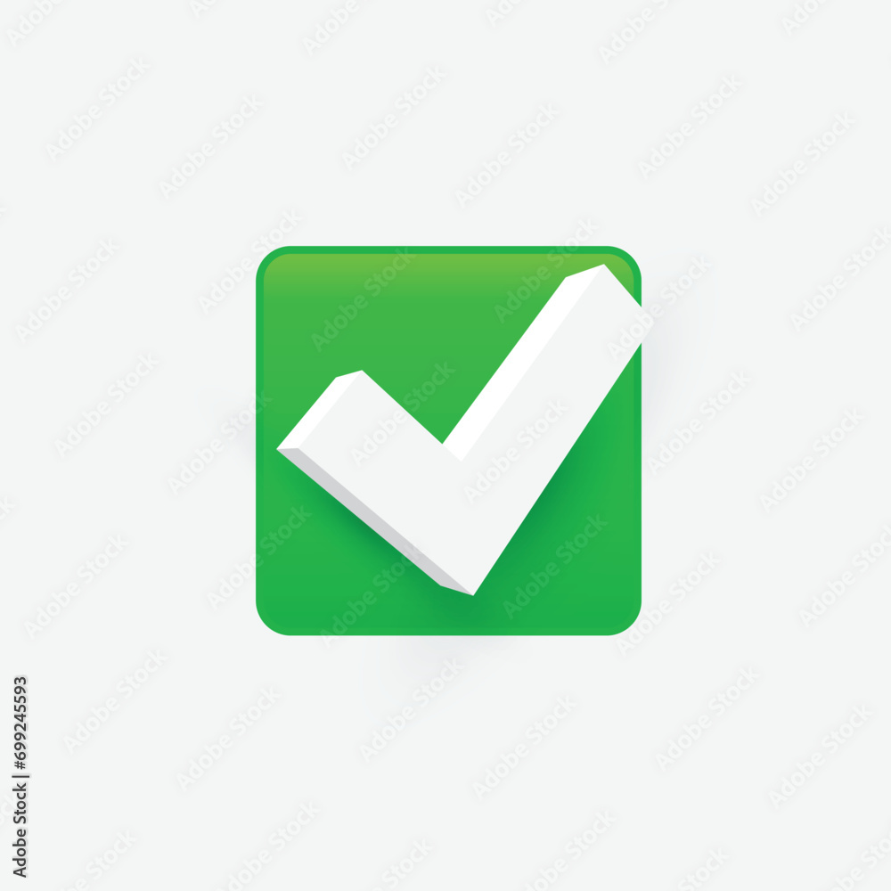 Checklist or to do list design with checkmark in 3D style. Vector illustration.
Checklist or to do list design with checkmark in 3D style. Vector illustration.