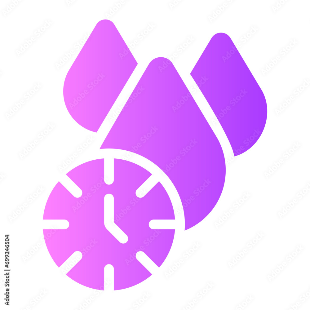 water crisis gradient icon water crisis gradient icon