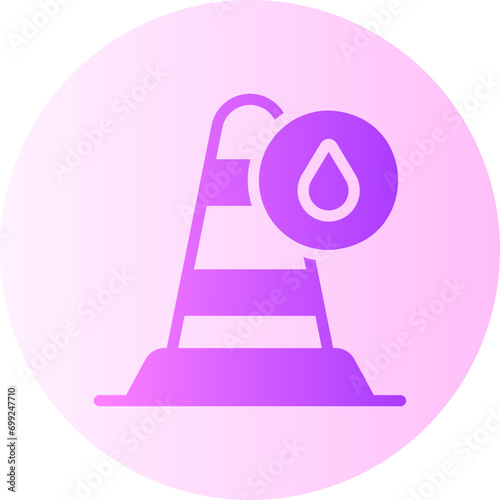 water crisis gradient icon