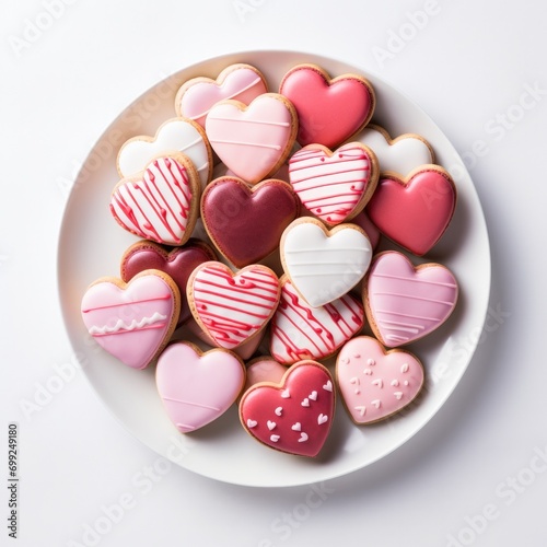Plate of Valentines Day Hea...