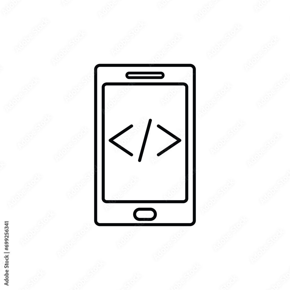 programming coding icon vector Programmer, coder icon, software sign programming coding icon vector Programmer, coder icon, software sign