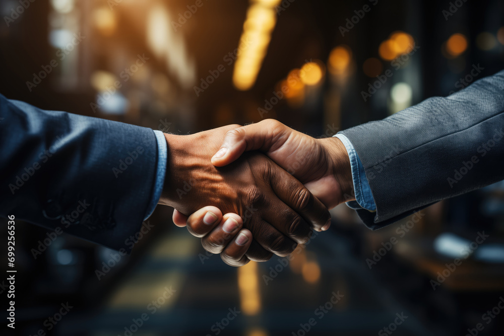 custom made wallpaper toronto digitalGenerative AI depiction of a professional handshake
