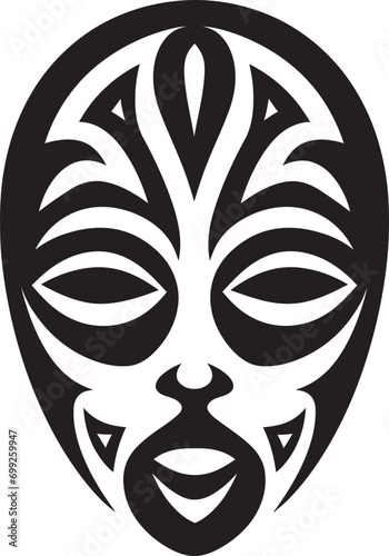 Tribal Reverie African Mask Emblem Design Mystic Chronicles African Tribal Icon