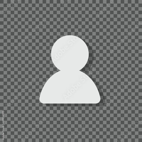 Blank avatar photo placeholder icon. User Interface design Vector illustration.	