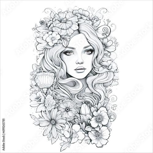 Coloring Book For Girls Elegant Pretty Girl Coloring Pages For Girls Coloring Coloring Book For Girls Background 