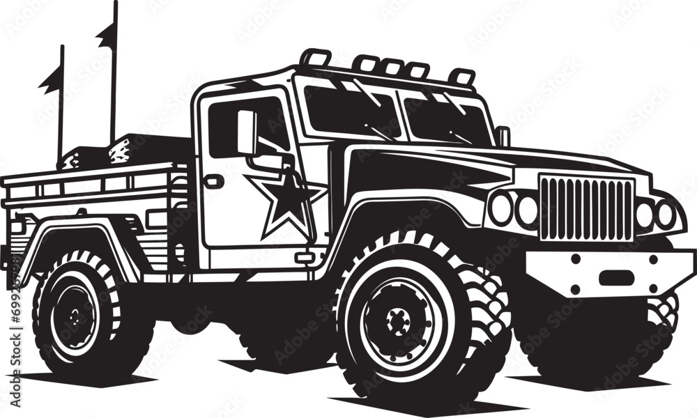Militant Pathfinder Vector Army SUV Icon Battle Ready Expedition 4x4 Black Logo Militant Pathfinder Vector Army SUV Icon Battle Ready Expedition 4x4 Black Logo
