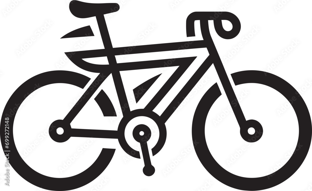 CycleCraft Sleek Black Bike Emblem PedalPerfect Vector Bicycle Icon CycleCraft Sleek Black Bike Emblem PedalPerfect Vector Bicycle Icon