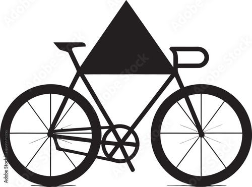 PedalPerfect Vector Bicycle Icon Rider sChoice Stylish Bike Logo photo