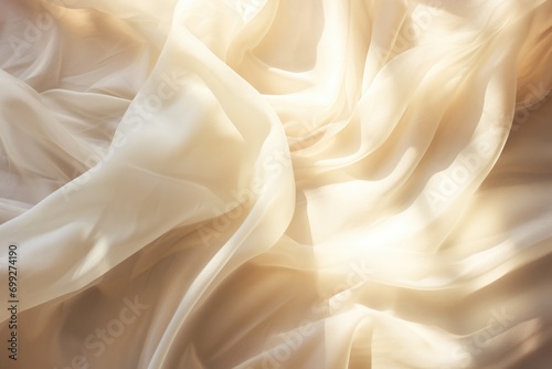 silk fabric on which sunlight falls. elegant delicate background