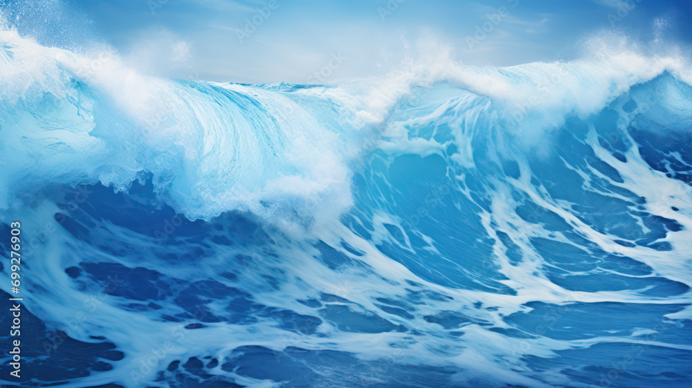 Serene Ocean Waves Background Serene Ocean Waves Background