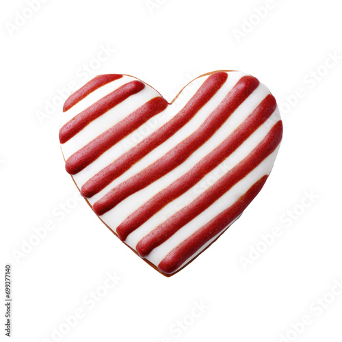 Valentine Heart Cookie Isol...