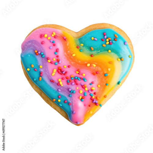Rainbow Valentine Heart Coo...