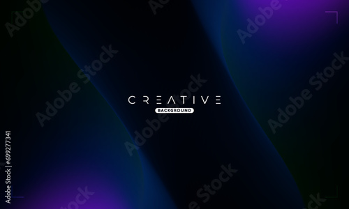 Abstract liquid gradient Background. Black and Blue Fluid Color Gradient. Design Template For ads, Banner, Poster, Cover, Web, Brochure, Wallpaper, and flyer. Vector.