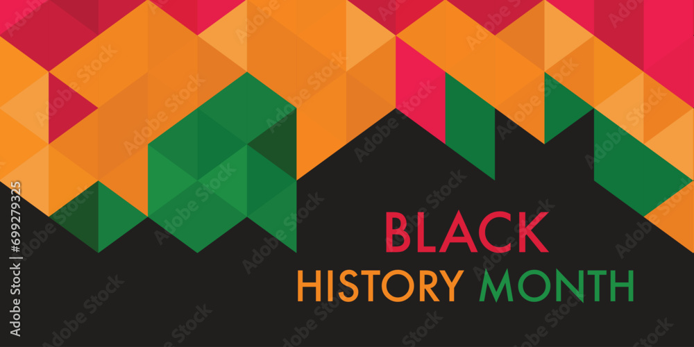 Black history month celebrate.  - obrazy, fototapety, plakaty 