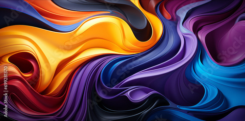 abstract background with waves