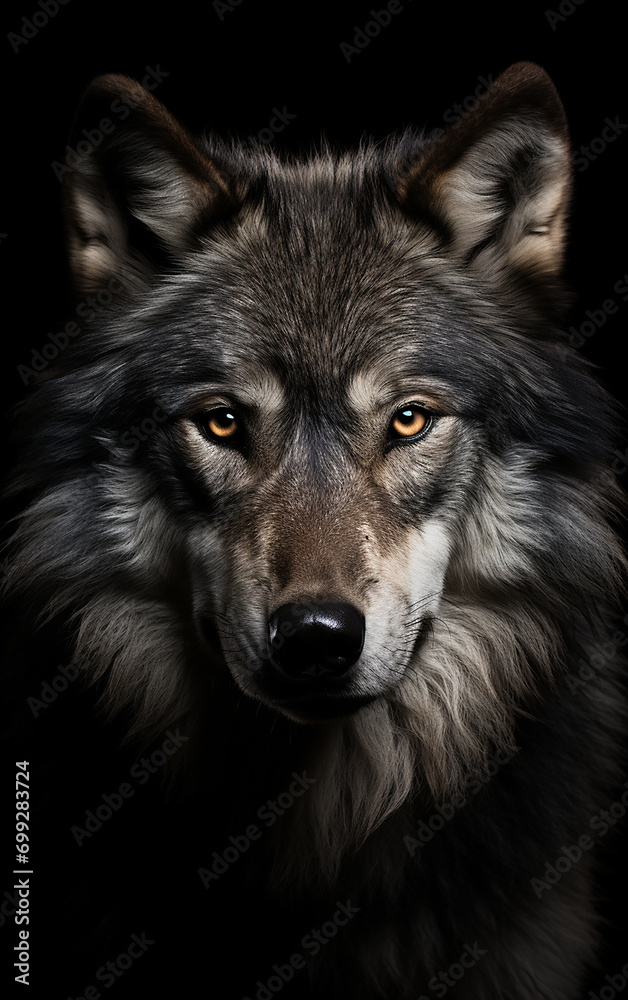 Fototapeta premium olhar de lobo 