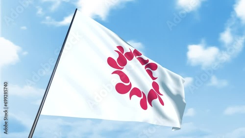 埼玉の都道府県旗 photo