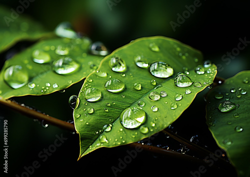 dew on a leaf