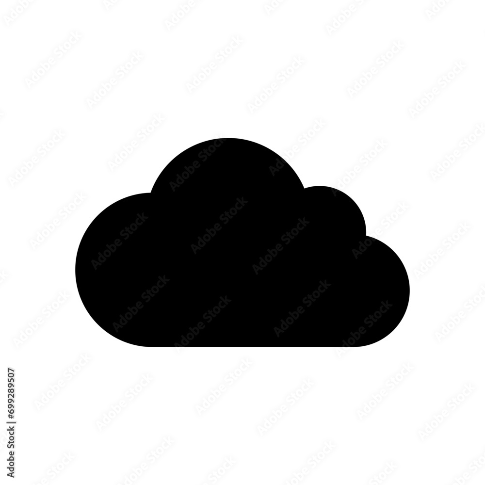 cloud icon vector design template illustration in trendy flat style to suit your web design cloud icon vector design template illustration in trendy flat style to suit your web design