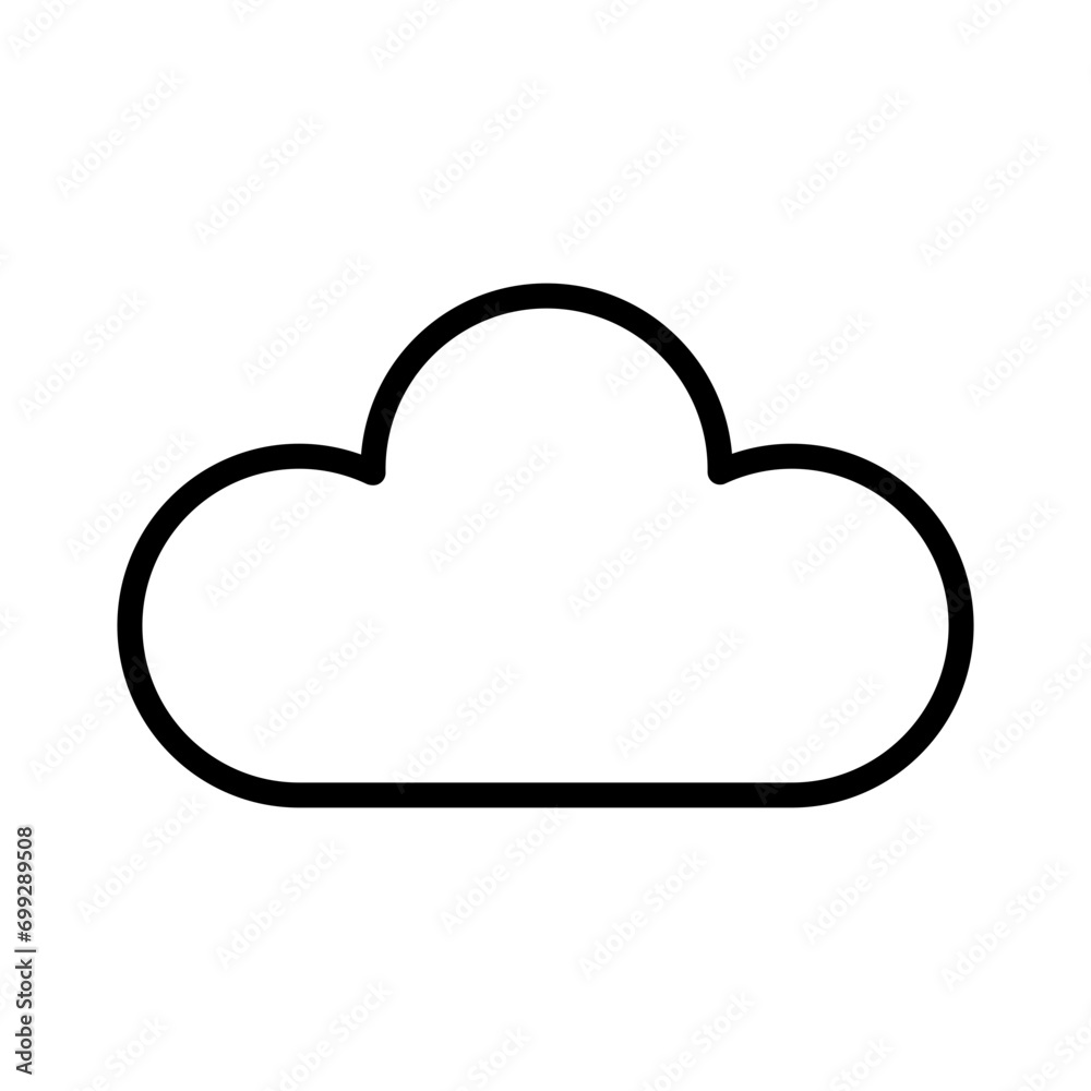cloud icon vector design template illustration in trendy flat style to suit your web design cloud icon vector design template illustration in trendy flat style to suit your web design