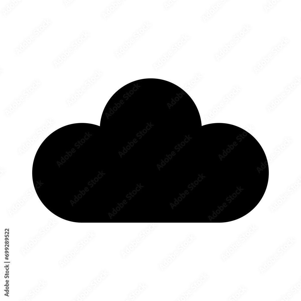 cloud icon vector design template illustration in trendy flat style to suit your web design cloud icon vector design template illustration in trendy flat style to suit your web design