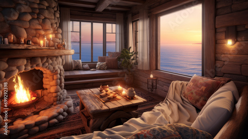 cabin by the sea