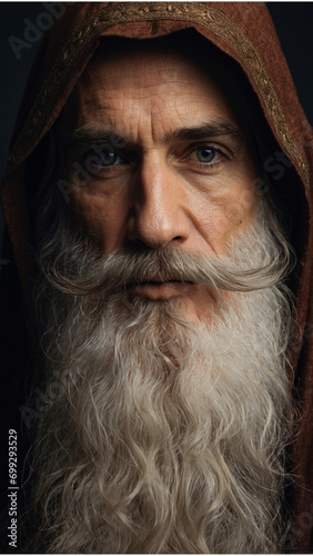 Portrait of the Legendary Wizard, Merlin photo