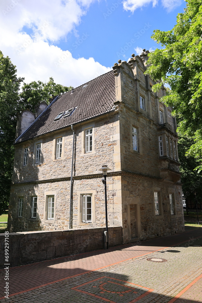 Historisches Gebäude im Zentrum von Stadthagen in Niedersachsen	