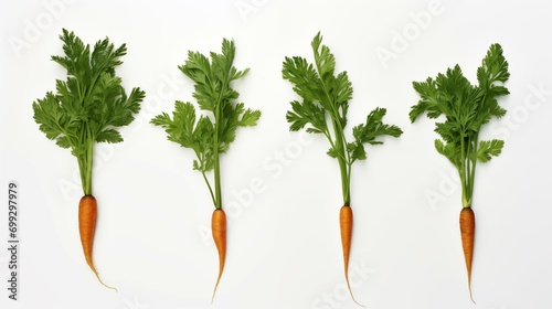 Healthy diet. Vegetables. Carrots on white background. Isolated