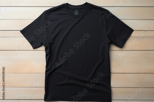 Blank black t-shirt.