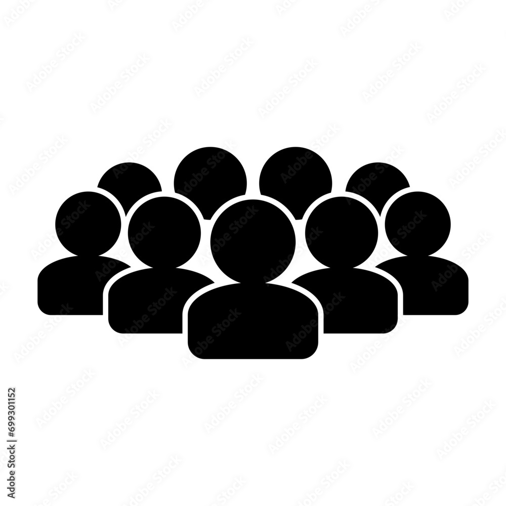 People, group, teamwork glyph icon vector design template illustration in trendy flat style to suit your web design People, group, teamwork glyph icon vector design template illustration in trendy flat style to suit your web design