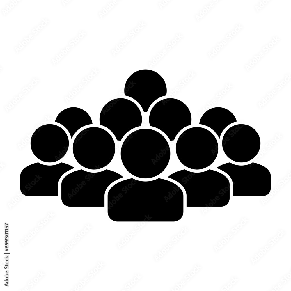 People, group, teamwork glyph icon vector design template illustration in trendy flat style to suit your web design People, group, teamwork glyph icon vector design template illustration in trendy flat style to suit your web design